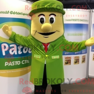 Olive Pesto Pasta maskot...