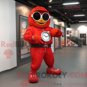 Maskottchenkostüm Rote...
