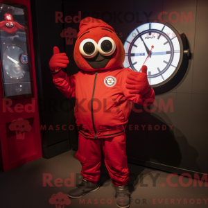 Red Wrist Watch...