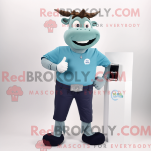 Cyan Beef Stroganoff maskot...
