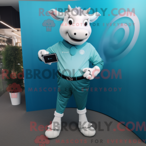 Cyan Beef Stroganoff maskot...