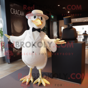 Kremowa maska Seagull jest...