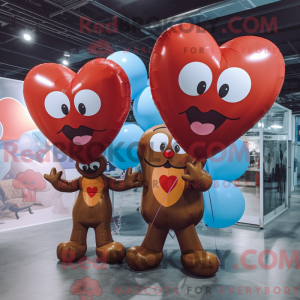 Rust Heart Shaped Balloons...