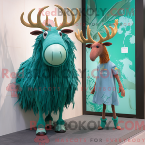 Postava maskota Teal Irish...