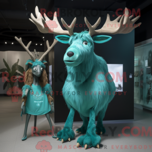 Postava maskota Teal Irish...