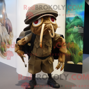 Olive Hermit Crab mascot...