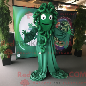 Forest Green Medusa máscara...