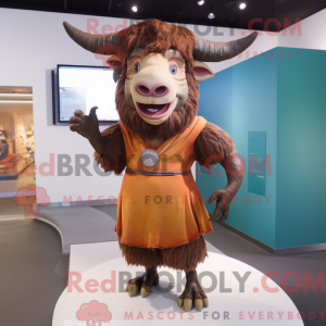 Minotaur-maskotdraktfigur...