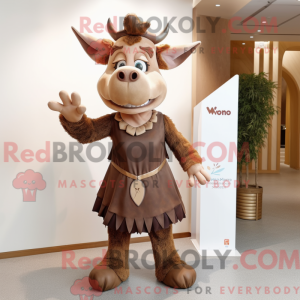 Minotaur maskot kostume...
