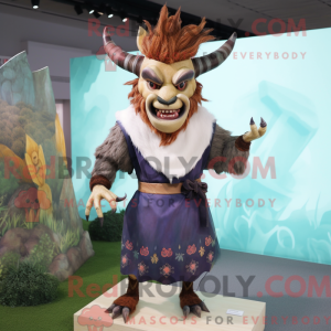 Minotaur-maskotdraktfigur...