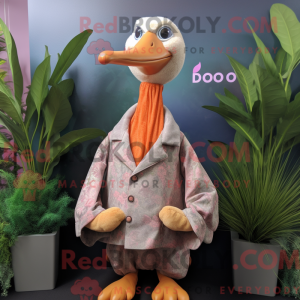 Peach Dodo Bird maskot...