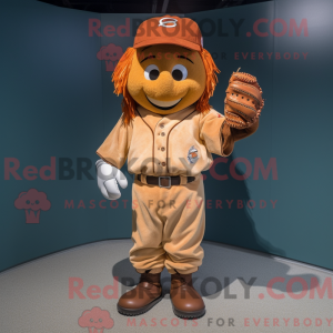 Rust Baseball Glove maskot...