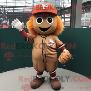 Rust Baseball Glove mascot...