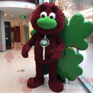 Maroon Bunch Of Shamrocks...