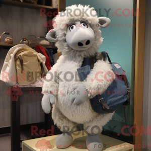 Personaggio mascotte pecora...