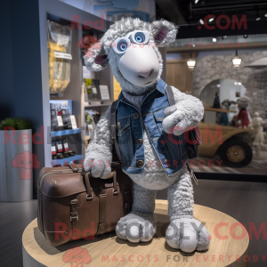 Personaggio mascotte pecora...