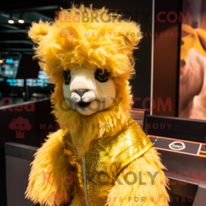 Costume mascotte d alpaga...