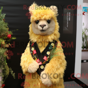 Costume mascotte d alpaga...