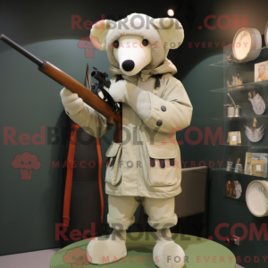 Cream Sniper maskot kostume...