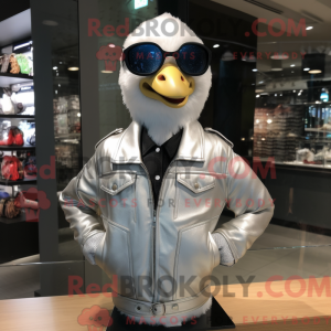 Sølvgæs maskot kostume...