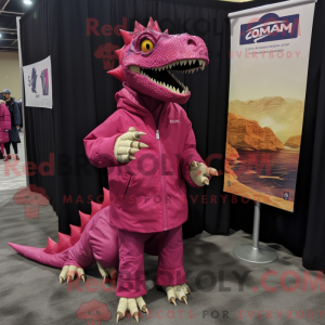 Disfraz de mascota Magenta...