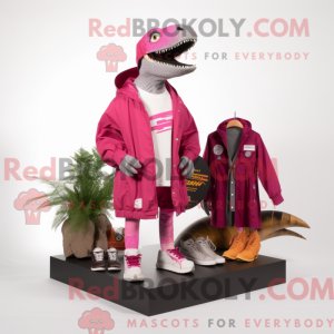 Disfraz de mascota Magenta...