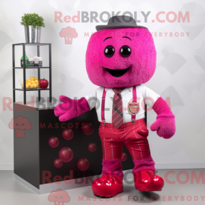 Magenta Raspberry mascot...