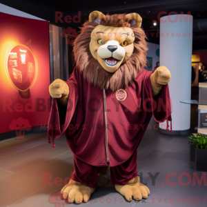 Costume de mascotte de Lion...