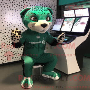 Figura de máscara de jaguar...