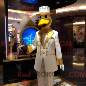 Gull Swan maskot drakt...