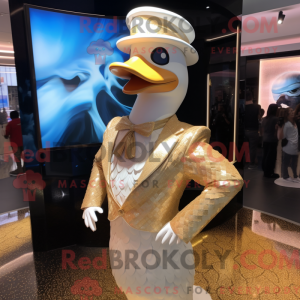 Gull Swan maskot drakt...