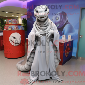 Silver Titanoboa mascot...