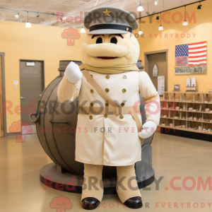 Cream Civil War Soldier...