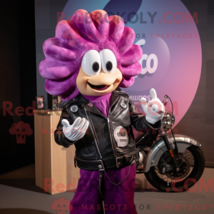Magenta Clam Chowder maskot...