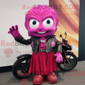 Magenta Clam Chowder maskot...