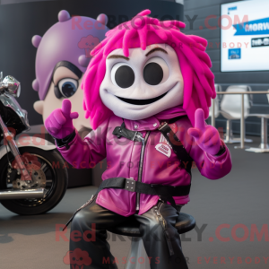 Magenta Clam Chowder mascot...