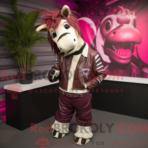 Disfraz de mascota Magenta...