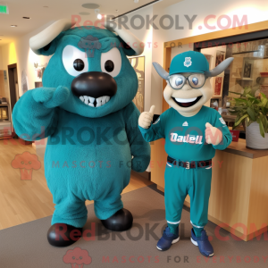 Disfraz de mascota Teal...