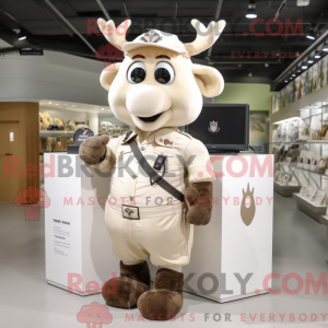 Costume mascotte de renne...