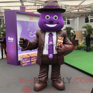 Barras de chocolate roxas...