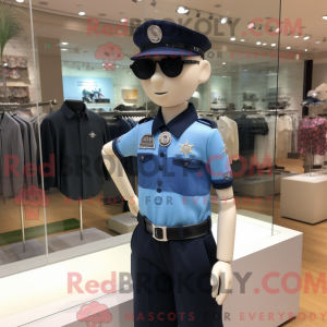 Postava maskota policisty...