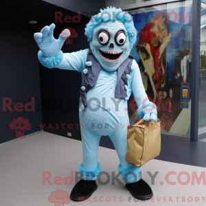 Sky Blue Undead máscara de...