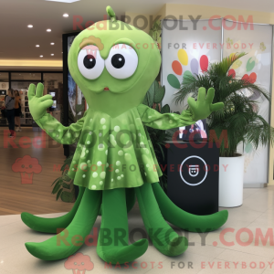 Olive Octopus mascot...