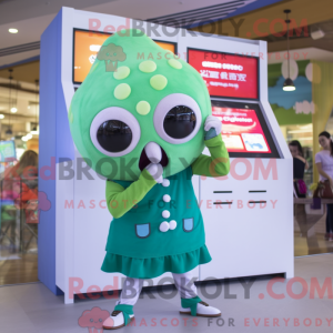 Olive Octopus maskot...