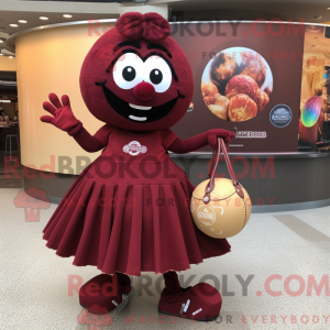 Maroon Meatballs mascot...