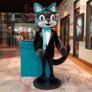 Disfraz de mascota Teal Cat...