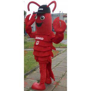 Mascotte de homard. Mascotte d'écrevisse géante - Redbrokoly.com