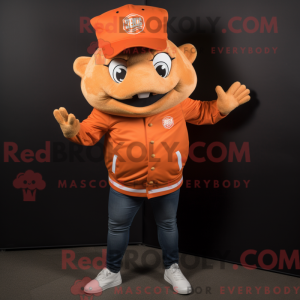 Postava maskota Orange...