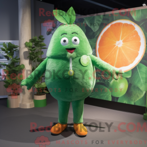 Skovgrøn grapefrugt maskot...