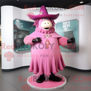 Rosa Yak-maskotkostyme...